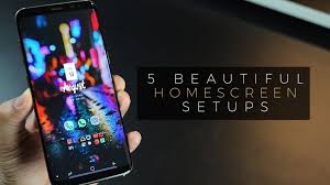 5 Beautiful Android Homescreen Setup On Galaxy S8 Best Android Apps Video Galaxy S8 Homescreen Best Android