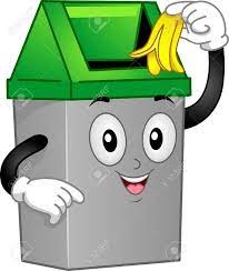Mascot Illustration Featuring A Trash Can Discarding A Banana Peel Dia Do Gari Adesivos Sticker Regras Para Criancas