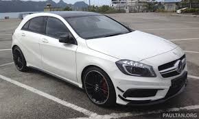 Sebelum beli, cari tahu dulu spesifikasi, konsumsi bbm, promo dan simulasi kredit bulan juli, review redaksi oto, dan bandingkan dengan rivalnya seperti countryman, a3 dan lainnya! Spied Mercedes Benz A 45 Amg In Langkawi Paultan Org