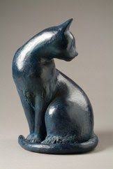 Wonderful Pictures Cat Sculpture Clay Tips Soyut Heykel Heykel Sanat Heykeller