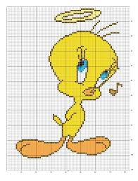 Tweety Bird Cross Stitch Pattern Pin By Huhuihua 218 On Dessins Animes Cross Stitch Bird Cross Stitch Charts Christmas Cross Stitch
