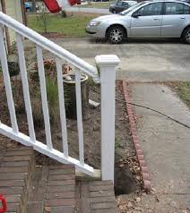 8 foot vinyl stair railing. Installing A Vinyl Stair Railing Br
