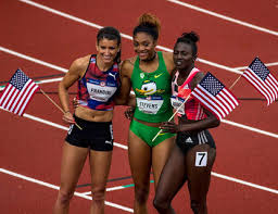 Jenna prandini is an american track and field athlete, known for sprinting, but originally began her career doing jumping events. Former Duck Track Champ Banned For 18 Months Will Miss Tokyo Games Kcby