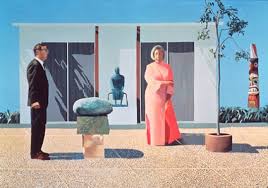 Hockney's 1972 work portrait of an artist (pool the standing figure is said to represent hockney's former partner peter schlesinger, whom the british artist met in 1966 while teaching art classes in. David Hockney S Double Portraits Art Decision