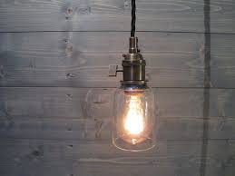 Modelo Beer Bottle Small Pendant Light Short Clear Upcycled Industrial Glass Ceiling Light Glass Ceiling Lights Small Pendant Lights Vintage Lamps