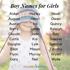 Boy Names For Girls Boy Girl Names Girl Names Unisex Baby Names