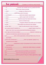 Passe Compose Passe Compose Verbe Exercices Passe Compose