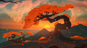 Desktop Wallpaper Sunset Tree Lake Nature Art Hd Image Picture Backgr Cute Desktop Wallpaper Computer Wallpaper Desktop Wallpapers Desktop Wallpaper Art