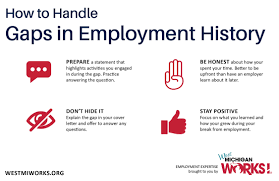 Find out how to justify holes in your employment history with our example . Employment Expertise How To Handle Gaps In Employment History Wyoming Kentwood Now