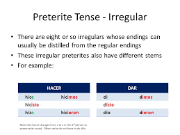 preterite tense ppt download