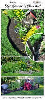 If this is a problem in your garden, you may want to take a look at the various edging also keeps mulch in your flower bed where it belongs instead of allowing it run off through erosion caused by rain and watering. How To Edge Flowerbeds Like A Pro Via Funky Junk Interiors