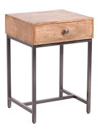 Mango Wood Hermione End Table Accent Furniture T J Maxx Accent Furniture End Tables Mango Wood