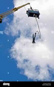 People jumping thrills hi-res stock photography and images