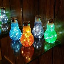 Grab N Glow Night Light Features Led Light Chain With 20 Submersible Lights Clear Battery Operated Bottle C Led Light Design Led Night Light Night Light