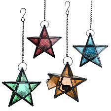 Bring the beauty of a starry night into your humble abode with thi. 2018 New Metal Glass Star Lantern Hanging Candle Holder For Decorative Wedding Party For Both Indoors And Outdoors Outdoor Decorative Stars Outdoor Decorative Lanternsstar Wedding Decorations Aliexpress