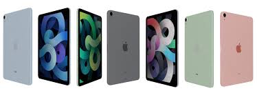 The ipad air (4th generation) (colloquially known as ipad air 4) is a tablet computer designed, developed, and marketed by apple inc. Apple Ipad Air 4 2020 All Colors 3d Model