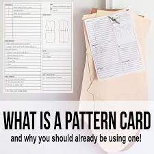 See more ideas about card making, card making techniques, cards handmade. What Is A Pattern Card And Why You Should Already Be Using One Card Patterns Beginner Sewing Projects Easy Sewing Techniques
