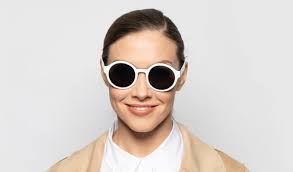 Muse X Hilary Duff Anna White, Black Prescription Sunglasses