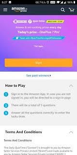 Amazon Quiz Answers Today 15 December 2019