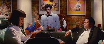 Steve Buscemi Uma Thurman And John Travolta In Pulp Fiction 1994 Pulp Fiction Steve Buscemi Pulp Fiction Diner