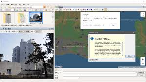 Geosetterの地図が薄暗い かえるのうち