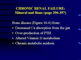 It is chronic, meaning that the condition develops over a long period of time and is not. Renal Disease Chronic Renal Failure Pathophysiology Of Disease