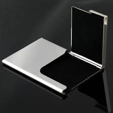 Bestseller add to favorites personalized leatherette business card holder, customized credit card case, engraved corporate office gift, pocket card holder, lawyer gift. Fashion Stainless Steel Business Card Holders Shiny Credit Id Card Wallet Case Purse Buy At A Low Prices On Joom E Commerce Platform