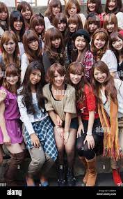Asia, Japan, Honshu, Tokyo, Harajuku, Girls, Girls, Japanese Girls, Female,  Teenagers, Teenage Girls, Woman, Women, Japanese Wom Stock Photo - Alamy