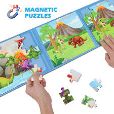 Create a custom puzzle and share it or add it to your own website. Buy Bst Shier Magnetic Puzzles For Kids Ages 3 4 5 6 Two 20 Piece Dinosaurs Wooden Jigsaw Puzzles Book For Toddlers Travel Games And Travel Toys For 3 4 5 6 Year