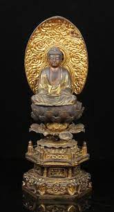 carved japanese wood buddha figure lot 9161 buddha figures wood buddha buddha