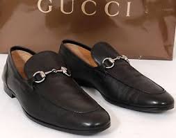Gucci Black Leather Horsebit Loafers Dress Shoes Men 9 5 D Us Made Gucci Horsebit Loafers Gucci Men Shoes Black Leather Shoes