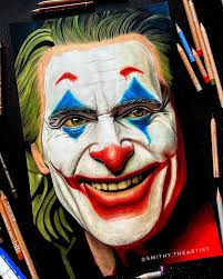 I drew the classic joker and wanted to share with the group... Enjoy....