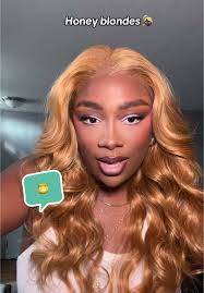 How to Do Side Parthoney Blonde Lace Front Wig Synthetic Heat Resistant  Fiber Honey Blonde Wig 26 Inch Side Part