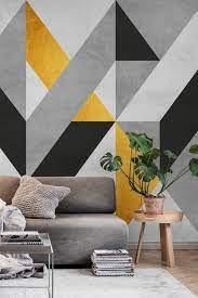 Interior With Geometric Art Living Room