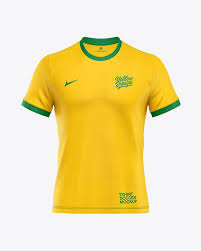 Download Soccer T Shirt Mockup Front View PSD Mockup Templates