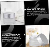 Amazon.com: Outanaya Facial Cream Jars Cosmetic Empty Jars ...