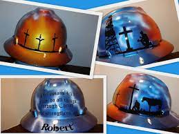 Zimmer Designz Custom Paint Zimmer Designz Custom Hard Hats Hard Hats Painted Hard Hat