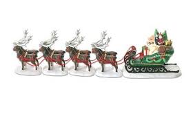 Sleigh Eight Tiny Reindeer Old World Christmas Ornaments Sleigh Old World Christmas