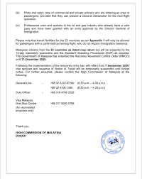 Meanwhile, those directly involved with and being investigated under 1mdb are still free to travel, with some believed to have left malaysia. Notice Dated 4 September Temporary Entry Ban To Malaysia For 23 Countries Due To The Covid 19 Pandemic News From Mission Portal