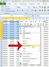 Now all merged cells are selected in the specified range. How To Delete Cell Contents In Excel 2010 Solve Your Tech