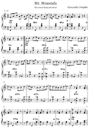 Mr Moustafa Sheet Music Piano Sheet Music Mr
