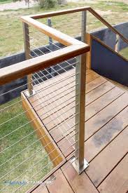 Give your home that wow factor with our. Timber And Wire Balustrade Photo Miami Stainless Sydney Nsw