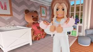 I check out the baby update in bloxburg. Decorating My Twins Nursery Bloxburg Family Roleplay Youtube
