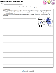 biological levels of organization our handout makes a great