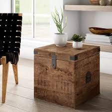 Angelique End Table With Storage End Tables With Storage Crate End Tables End Tables