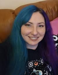 What is the model's hair color?