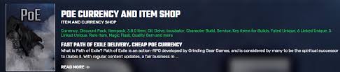Best Poe Currency Site Buy Poe Currency Cheap Poe Goods