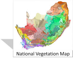 The map was created by collapsing the 129 distinct. National Vegetation Map Sanbi