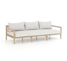 Punta Mita Teak 92 5 Sofa In 2020 Teak Patio Furniture Teak Sofa Teak Lounge Chair