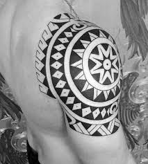Our website provides the visitors with some great polynesian tattoos on shoulder. Polynesian Shoulder Tattoo Stencils Polynesian Tattoo On Shoulder